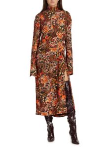 Image of sale on Dalba Printed Midi-dress