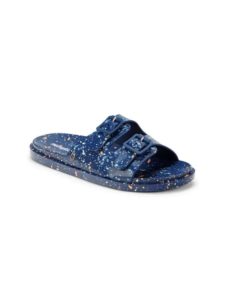 Image of sale on Girl’s Mel Wide Ii Paint Splatter Flat Sandals