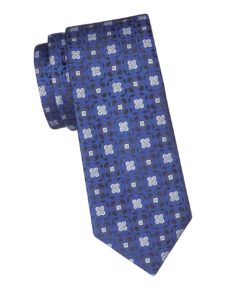 Image of sale on Large Scale Clover Silk Tie