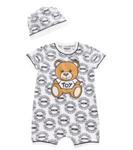 Image of sale on Kids’ Allover Logo Romper & Hat