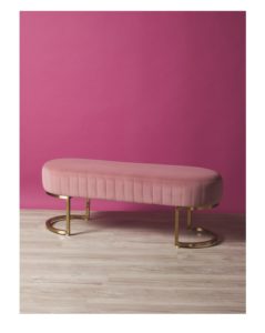 Image of sale on 17×47 Velvet Upholstered Zamora Bench
