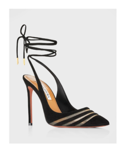 Image of sale on Unfaithful Suede Ankle-tie Pumps