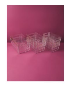 Image of sale on Gold Clearly Chic Storage Collection 2-4pk