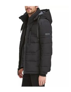 Image of sale on Men’s Huxley Crinkle Down Jacket with Removable Hood