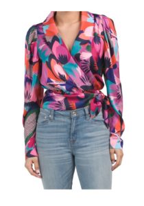 Image of sale on Shawl Collar Wrap Top
