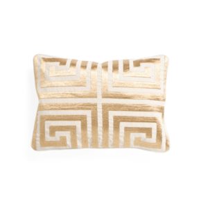 Image of sale on Pillow with Metallic Embroidery