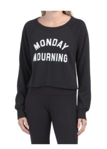Image of sale on Monday Mourning Crew Neck Sweatshirt