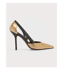 Image of sale on Metallic D’orsay 100mm Pumps