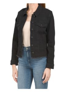 Image of sale on Denim Jacket with Frayed Hem