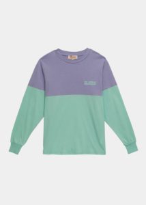 Image of sale on Girl’s Two Toned Embroidered Logo-print T-shirt, Size 2-12