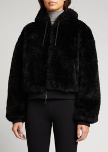 Image of sale on Faux-shearling Hoodie