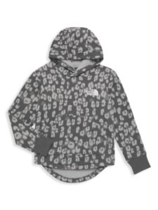 Image of sale on Girl’s Fleece Leopard Print Hoodie