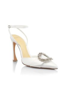 Image of sale on Madelina Leather Bridal Pumps