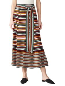 Image of sale on Striped Maxi Wrap Skirt