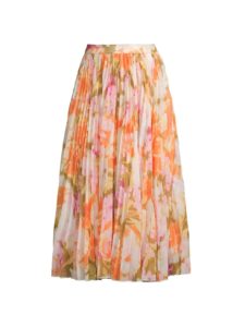 Image of sale on Pleated Chiffon Midi-skirt