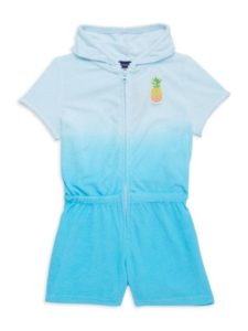 Image of sale on Little Girl’s Hooded Romper