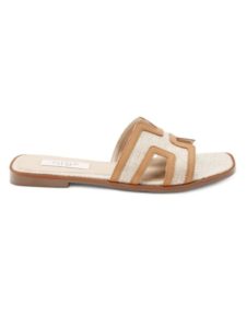 Image of sale on Hunnie Contrast Trim Flat Sandals