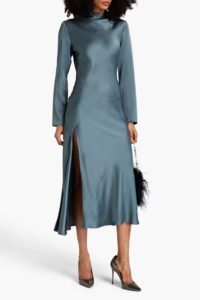 Image of sale on Satin Midi Dress