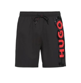 Image of sale on Hugo – Quick-drying Swim Shorts with Cyber-shadow Logo