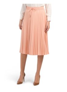 Image of sale on Pull on Drawstring Pleated Skirt