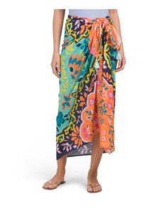 Image of sale on Flora Cover-up Pareo