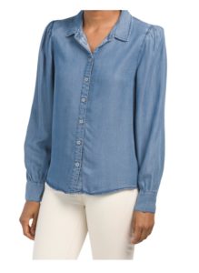 Image of sale on Bellamy Tencel Puff Sleeve Shirt