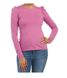Image of sale on Ruched Long Sleeve Top