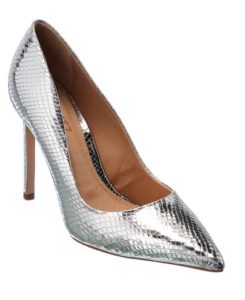 Image of sale on Schutz Lou Snake-embossed Leather Pump