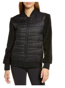 Image of sale on Mixed Media Boxy Quilted Jacket