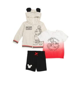 Image of sale on Toddler Boys 3pc Mickey Mouse Shorts Set