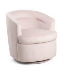 Image of sale on Velvet Bobby Swivel Chair