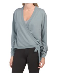 Image of sale on Studio French Terry Wrap Top