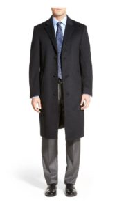 Image of sale on Sheffield Classic Fit Wool & Cashmere Overcoat