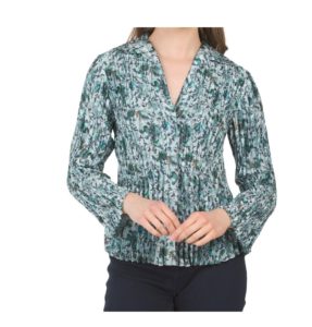 Image of sale on Berry Blooms Pleated Blouse