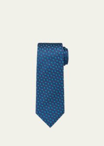 Image of sale on Men’s Sanded Medallion Silk Tie