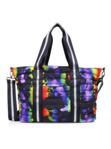 Image of sale on Pride Wingman Tie-dye Denim Quilted Tote
