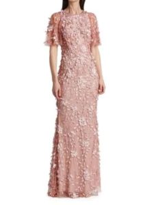 Image of sale on Beaded Floral Gown