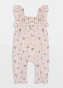 Image of sale on Girl’s Floral-print Coverall, Size 3-24m
