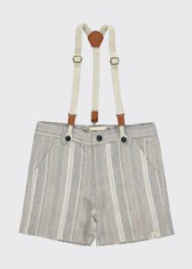 Image of sale on Boy’s Captain Cotton Shorts W/ Removable Suspenders, Size 2-6