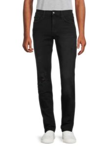 Image of sale on Distressed Slim Fit Jeans