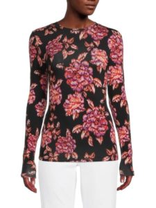 Image of sale on Floral Knit Top