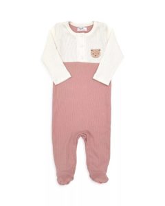 Image of sale on Unisex Bear Embroidered Footie – Baby