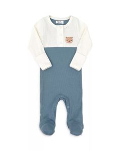 Image of sale on Unisex Bear Embroidered Footie – Baby