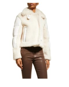 Image of sale on Lena Shearling Puffer Coat