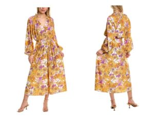 Image of sale on Tie Waist Midi Dress
