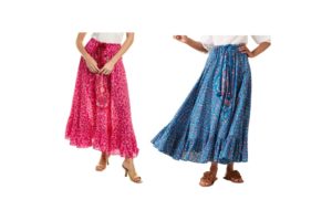 Image of sale on Lucinda Silk-blend Skirt