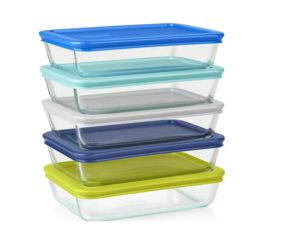 Image of sale on Pyrex 10-pc. Meal Prep Glass Food Storage Set