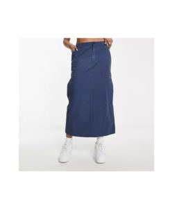 Image of sale on Parachute Maxi Skirt in Navy