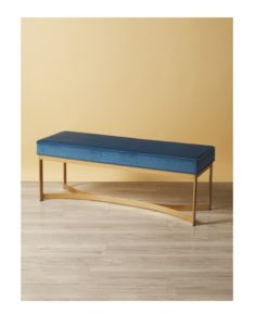 Image of sale on 18×48 Upholstered Accent Bench with Metal Base