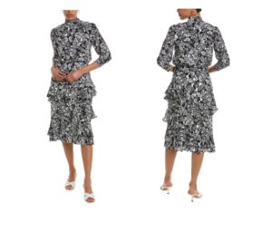 Image of sale on Tyler Böe Elise Silk Midi Dress